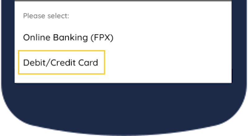 Payment Method - Visa MasterCard